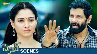 Chiyaan Vikram Superb Fight Scene | Sketch Movie Best Scenes | Latest Telugu Movies | ShemarooTelugu