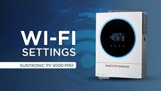 MaxPower Pv5000 Pro Wi-Fi Settings
