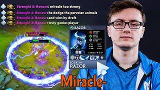 How they litterally GIVE UP too Fast against Miracle- RAZOR 