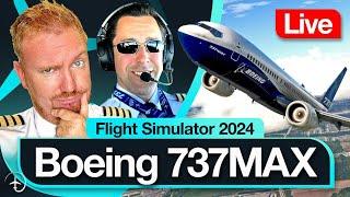 737 MAX On MSFS ‘24 - Real Examiners React LIVE