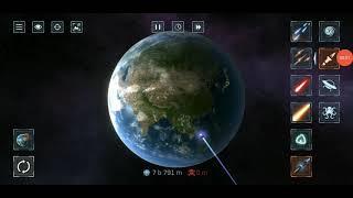 Antimatter Bomb Explosion on earth(Simulator)