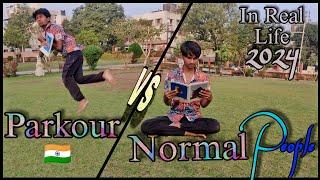 Parkour vs Normal people in real life | 2024 Normal vs Parkour | @AshishVishwakarmaParkour