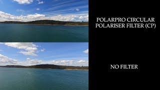 PolarPro Circular Polarizer (CP) Filter v No Filter - Drone