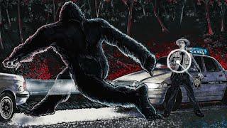 A Chilling Sasquatch Encounter While Pulled Over--The Cop Saw It!