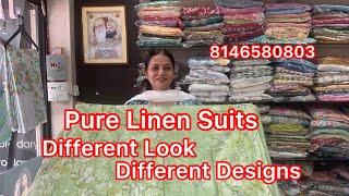 Pure Linen Suits # Different Look /Different Designs # 8146580803 # 7/7/24