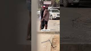 He Ran for his life.(PRANK)