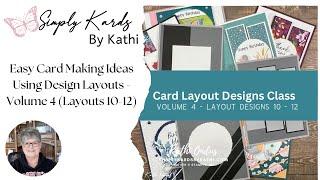 Easy Card Making Ideas Using Design Layouts - Volume 4 (Layouts 10-12)