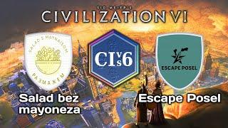 Salad bez mayoneza vs Escape Posel  CWC Season 10 Qualifiers  Civilization 6