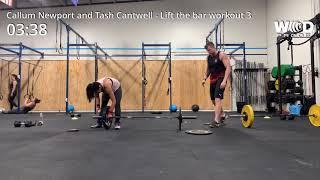 Tash and Callum Lift The Bar workout 3 2019