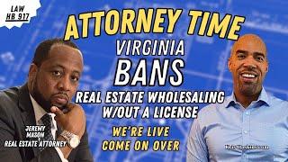 Virginia Real Estate Wholesaling Laws Have Changed!