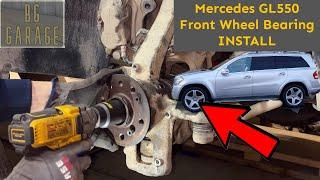 BG GARAGE: PART 2 2011 Mercedes GL550 Front Wheel Bearing INSTALL