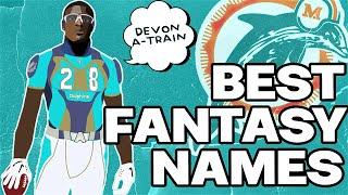 The Best Fantasy Football Team Names in 2024