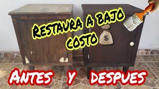 RESTAURA TUS MUEBLES CON POCO DINERO. #DIY #muebles