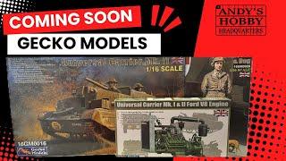 New Plastic Model Kits from Gecko Models 1/16 Universal Carrier