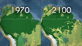 Deforestation of the Amazon Rainforest (1970–2100)