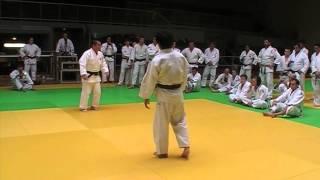 Tomoe-nage et yoko-tomoe-nage par Shinji Hosokawa (8e dan)