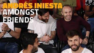 Andrés Iniesta amongst friends: football talks