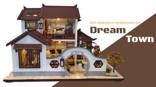 DIY Miniature Dollhouse Kit - Dream Town │미니어처 하우스(드림타운)