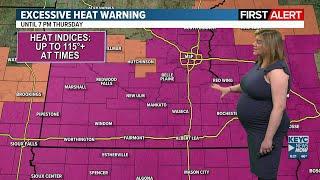 KEYC News Now This Morning Forecast Update 8-21-2023