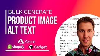 Bulk-generate Shopify product image alt text with AI