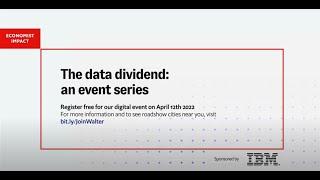 The data dividend: an event series