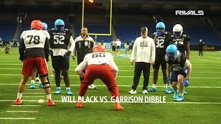 Navy All-American Bowl Practice: Team East vs. Team West OL vs. DL 1on1s