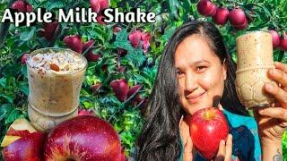 || Apple Milk Shake|| Apple Chat Recipe || Apple Season In Kinnaur HP||