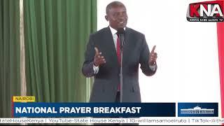 DP KINDIKI SHOCKS THE WHOLE NATION WITH AN UNUSUAL SPEECH AT THE NATIONAL PRAYER BREAKFAST