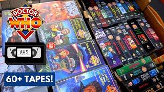 INSANE DOCTOR WHO VHS HAUL! - 60+ TAPES!