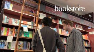 bookstore vlog and book haul w/ benji