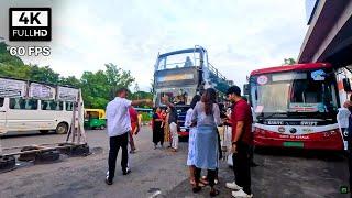 KSRTC Open Double Decker Electric Bus  Trivandrum City Tour,  Kerala, India  Part 1  4K - 60 FPS