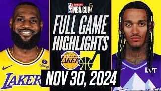 LAKERS vs JAZZ FULL GAME HIGHLIGHTS NOVEMBER 30, 2024 NBA FULL GAME HIGHLIGHTS TODAY 2K25