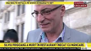 A murit Silviu Prigoană. S-a înecat cu mâncare intr-un restaurant din Brasov. Avea 61 de ani