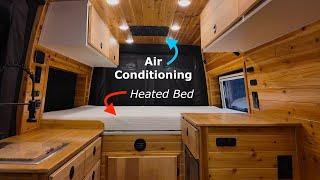 Mercedes Sprinter Van Build with Log Cabin Vibes