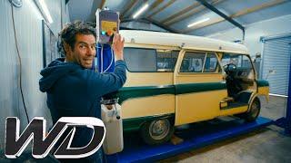 Elvis Installs A Brand New Engine On This Bedford Dormobile | Wheeler Dealers