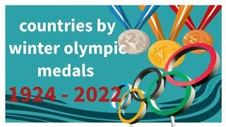 Top 15 countries by winter olympic medals (1924 - 2022)