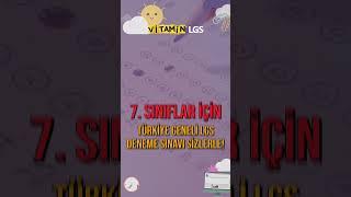 7.Sınıflara Özel Ücretsiz LGS Provası 