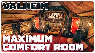 How to Build a Maximum Comfort Room | Valheim