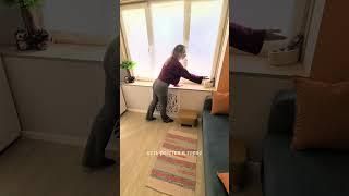 Откосы  и подоконник в дереве !#дизайнинтерьера #дизайнгостиной #дизайнкухни #дизайнмебели #интерьер
