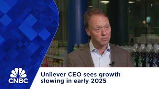 Unilever CEO sees growth slowing in early 2025