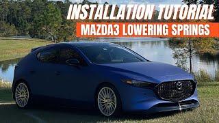 Corksport Lowering Springs Install on 2021 Mazda3 Turbo Hatch!