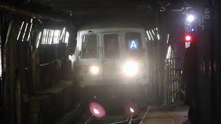 NYCT Subway: R46 (A) Train at 59th Street - Columbus Circle