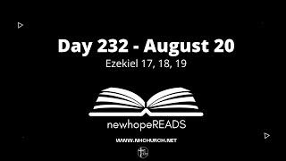 Day232-Aug20 | Come here and listen to the words of the Lord our God - Joshua 3:9 | newhopeREADS