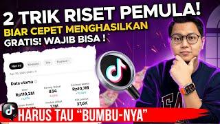 2 TRIK RAHASIA RISET AFFILIATE UNTUK PEMULA, WAJIB BISA BIAR CEPET DAPAT PENGHASILAN !