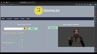 demo of SignTalk- AI Arena2.0