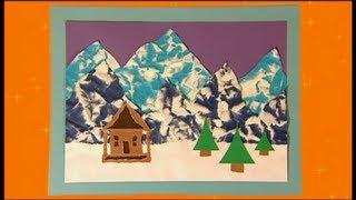 Mister Maker Christmas Make - Snowy Mountain Picture