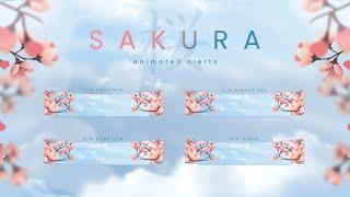 Sakura — Animated Alerts for Twitch, Youtube and Facebook Gaming