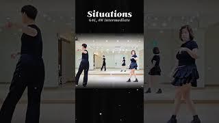 Situations Line Dance (중급) #로미라인댄스  #대한라인댄스협회