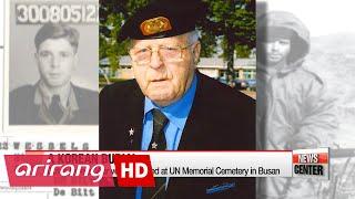 Dutch Korean War veteran buried at UN Memorial Cemetery in Busan