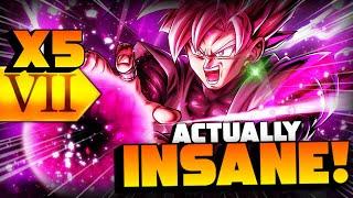 INSANE GODLY POWER! 5x Zenkai Buffed LF Transforming Goku Black! (Dragon Ball LEGENDS)